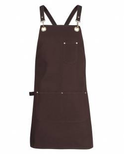 Brass Eyelet Canvas Apron w/ PU Strap